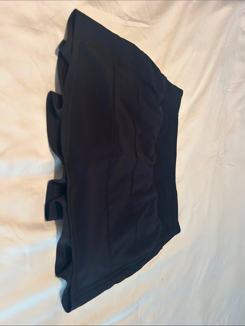 lululemon athletica Black Ruffle Hem Athletic Skort